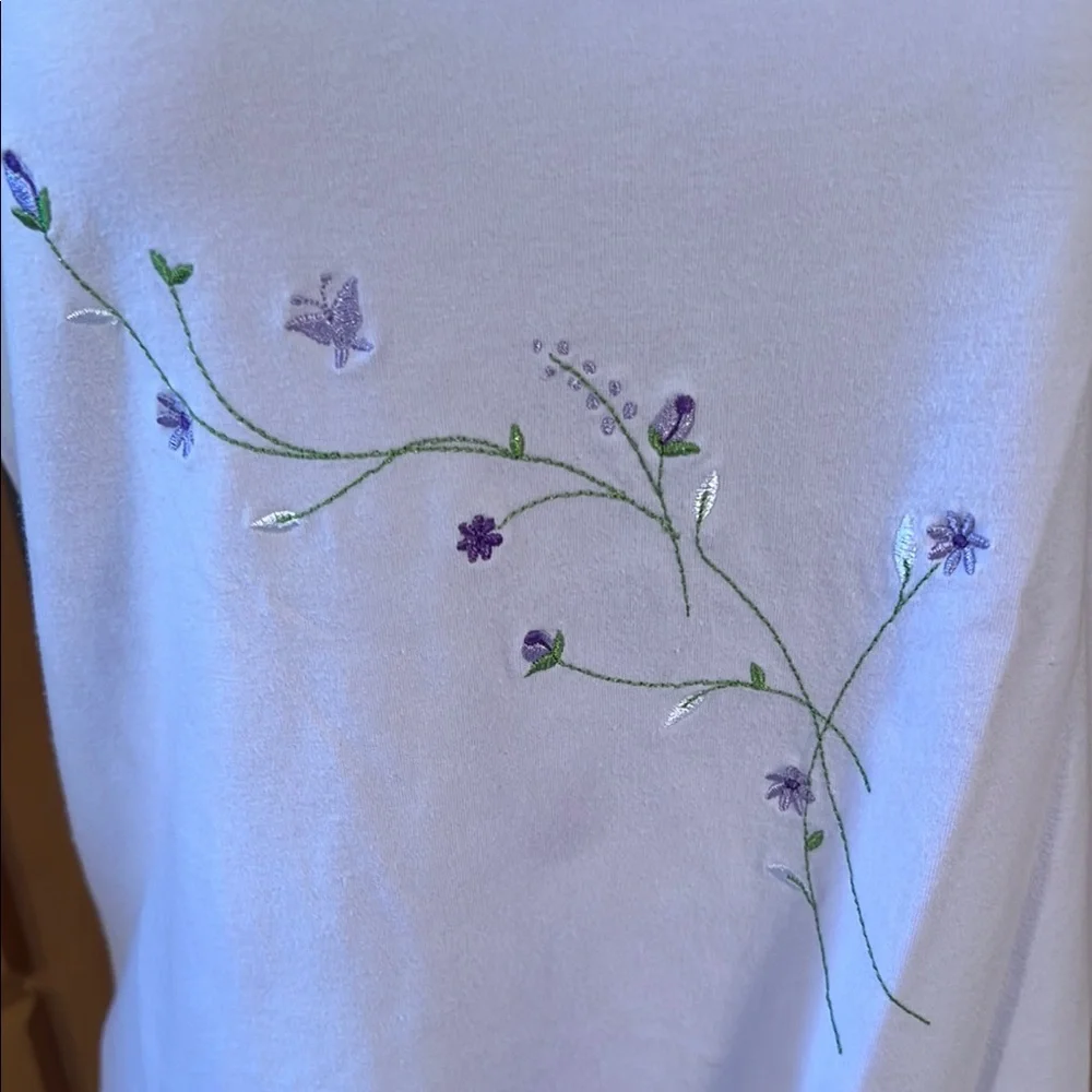 Jockey lilac  Fitted Cap Sleeve pj tee size XL